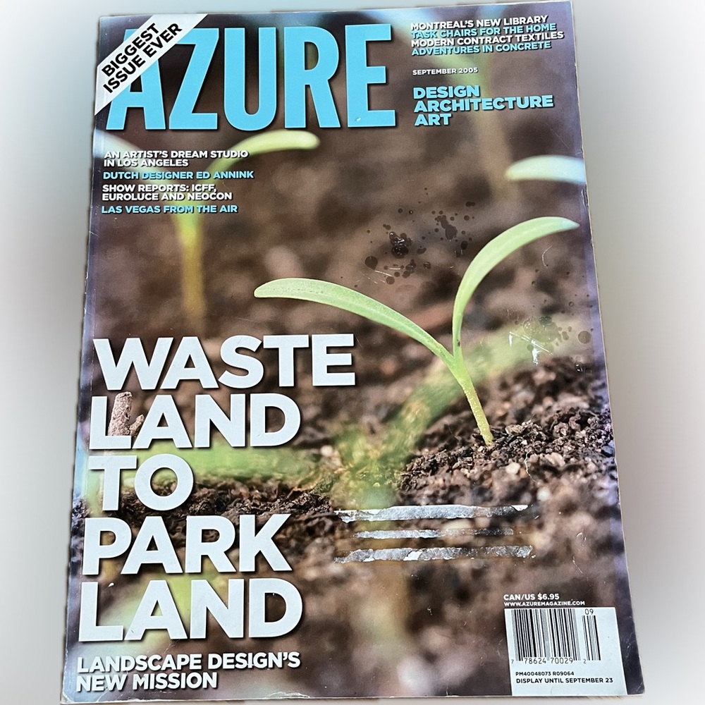 🎈2/$30 - AZURE Sept. 2005. “Biggest Issue Ever.”
